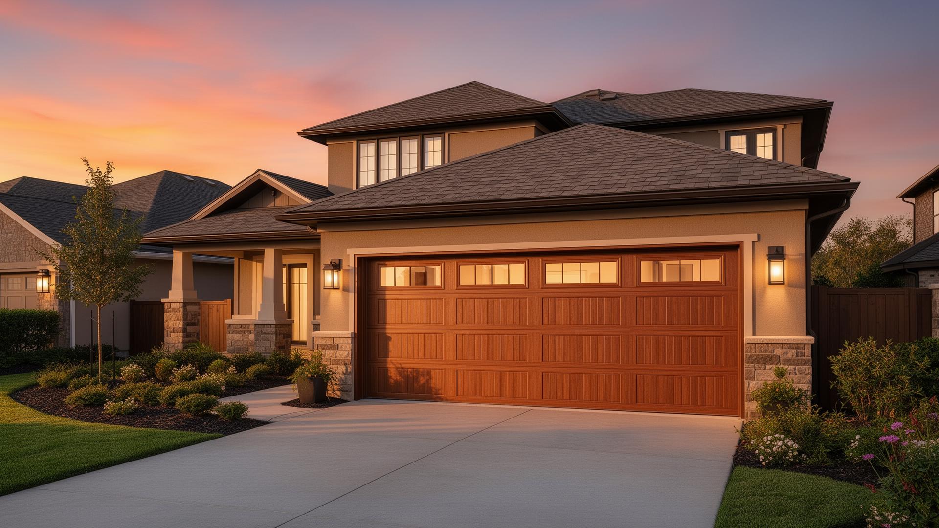 Beautiful garage door installation in Timnath, Colorado